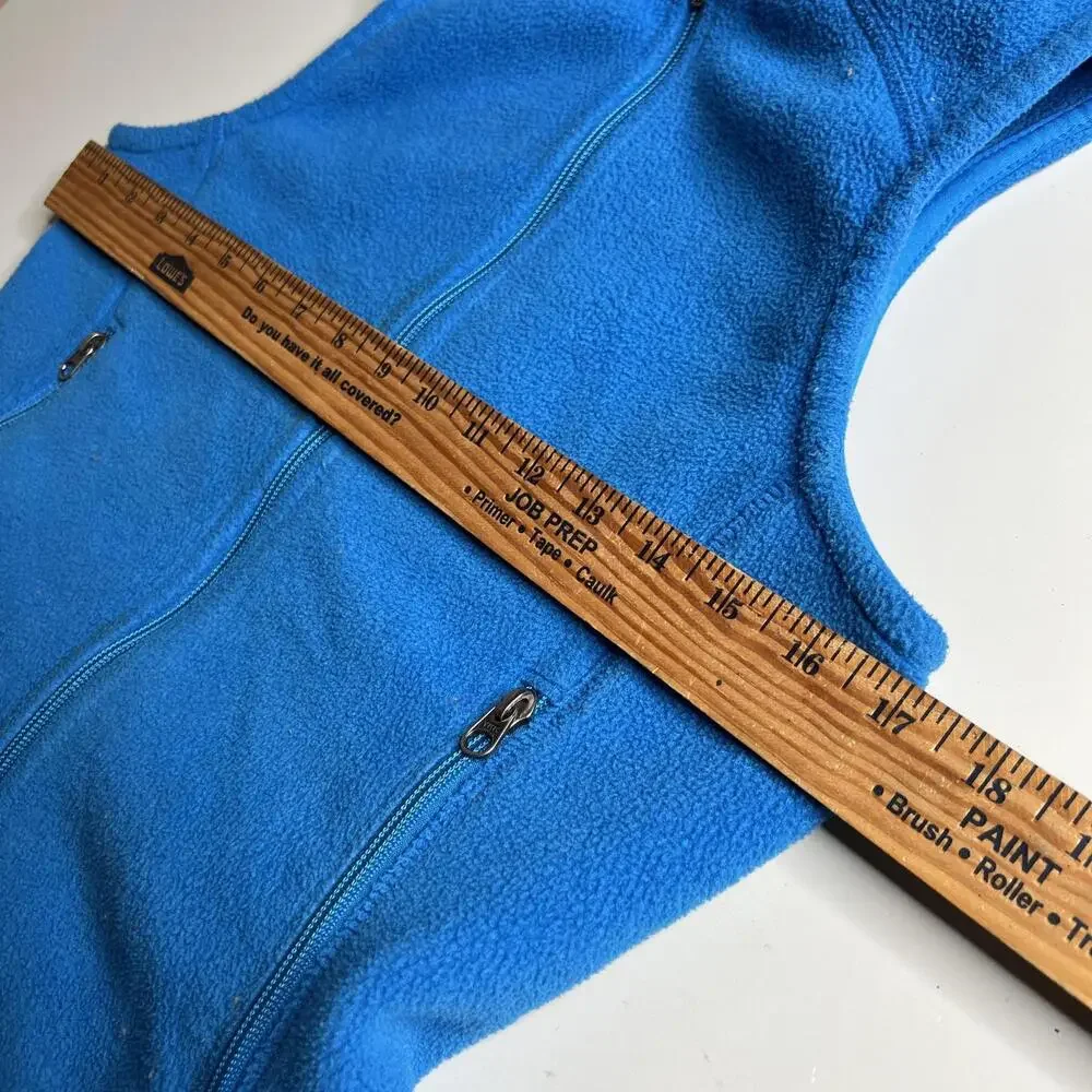 Patagonia‎ Synchilla Fleece Vest Womens Small Blue Full Zip Outdoor Layering